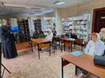 Руководитель ОРОиК Касимовской епархии протоиерей Алексий Уваров встретился с читателями Ерахтурской библиотеки